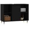 Stella Homewares Bathroom Cabinet Black 80x33x60 cm Engineered Wood
