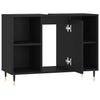 Stella Homewares Bathroom Cabinet Black 80x33x60 cm Engineered Wood