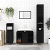 Stella Homewares Bathroom Cabinet Black 80x33x60 cm Engineered Wood