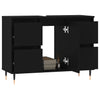 Stella Homewares Bathroom Cabinet Black 80x33x60 cm Engineered Wood