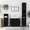 Stella Homewares Bathroom Cabinet Black 80x33x60 cm Engineered Wood