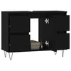 Stella Homewares Bathroom Cabinet Black 80x33x60 cm Engineered Wood