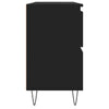 Stella Homewares Bathroom Cabinet Black 80x33x60 cm Engineered Wood