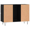Stella Homewares Bathroom Cabinet Black 80x33x60 cm Engineered Wood