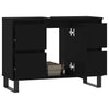 Stella Homewares Bathroom Cabinet Black 80x33x60 cm Engineered Wood