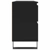 Stella Homewares Bathroom Cabinet Black 80x33x60 cm Engineered Wood