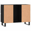 Stella Homewares Bathroom Cabinet Black 80x33x60 cm Engineered Wood