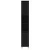 Stella Homewares 3 Piece Bathroom Cabinet Set Black Engineered Wood
