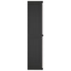 Stella Homewares Outdoor Storage Cabinet Grey and Black 97x37x165 cm PP