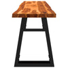 Stella Homewares Bench with Live Edge 160 cm Solid Wood Acacia