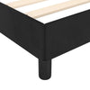 Stella Homewares Bed Frame without Mattress Black King Single Size Velvet