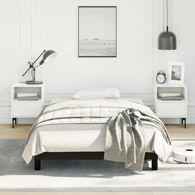 Stella Homewares Bed Frame without Mattress Black King Single Size Velvet