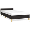 Stella Homewares Bed Frame without Mattress Black King Single Size Fabric