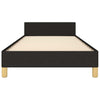Stella Homewares Bed Frame without Mattress Black King Single Size Fabric