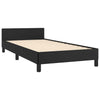 Stella Homewares Bed Frame without Mattress Black King Single Size Faux Leather
