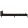 Stella Homewares Bed Frame without Mattress Black King Single Size Faux Leather