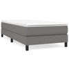 Stella Homewares Box Spring Bed without Mattress Dark Grey King Single Size Fabric