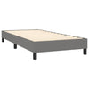 Stella Homewares Box Spring Bed without Mattress Dark Grey King Single Size Fabric