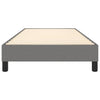 Stella Homewares Box Spring Bed without Mattress Dark Grey King Single Size Fabric