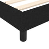Stella Homewares Box Spring Bed without Mattress Black King Single Size Fabric