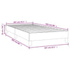 Stella Homewares Box Spring Bed without Mattress Black King Single Size Fabric