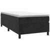 Stella Homewares Box Spring Bed without Mattress Black King Single Size Velvet