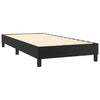 Stella Homewares Box Spring Bed with Mattress Black 100x200 cm Faux Leather