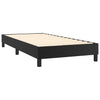 Stella Homewares Box Spring Bed with Mattress&LED Black 100x200cm Faux Leather