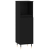 Stella Homewares 3 Piece Bathroom Furniture Set Black Engineered Wood