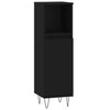Stella Homewares 3 Piece Bathroom Furniture Set Black Engineered Wood