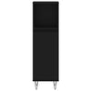 Stella Homewares 3 Piece Bathroom Furniture Set Black Engineered Wood