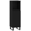 Stella Homewares 3 Piece Bathroom Furniture Set Black Engineered Wood