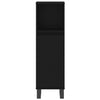 Stella Homewares 3 Piece Bathroom Furniture Set Black Engineered Wood