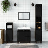Stella Homewares 3 Piece Bathroom Furniture Set Black Engineered Wood