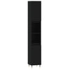 Stella Homewares 3 Piece Bathroom Furniture Set Black Engineered Wood
