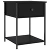 Stella Homewares Bedside Tables 2 pcs Black 44x45x58 cm Engineered Wood