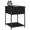 Stella Homewares Bedside Tables 2 pcs Black 44x45x58 cm Engineered Wood