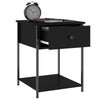 Stella Homewares Bedside Tables 2 pcs Black 44x45x58 cm Engineered Wood