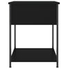 Stella Homewares Bedside Tables 2 pcs Black 44x45x58 cm Engineered Wood