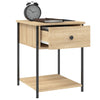 Stella Homewares Bedside Tables 2 pcs Sonoma Oak 44x45x58 cm Engineered Wood