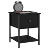 Stella Homewares Bedside Tables 2 pcs Black 34x35.5x45 cm Engineered Wood