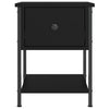 Stella Homewares Bedside Tables 2 pcs Black 34x35.5x45 cm Engineered Wood