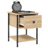 Stella Homewares Bedside Tables 2 pcs Sonoma Oak 34x35.5x45 cm Engineered Wood