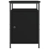 Stella Homewares Bedside Cabinet Black 40x42x60 cm Engineered Wood
