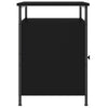 Stella Homewares Bedside Cabinet Black 40x42x60 cm Engineered Wood