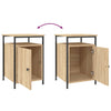 Stella Homewares Bedside Cabinets 2 pcs Sonoma Oak 40x42x60 cm Engineered Wood
