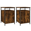 Stella Homewares Bedside Cabinets 2 pcs Smoked Oak 40x42x60 cm Engineered Wood