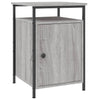 Stella Homewares Bedside Cabinets 2 pcs Grey Sonoma 40x42x60 cm Engineered Wood