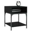 Stella Homewares Bedside Tables 2 pcs Black 40x41x50 cm Engineered Wood