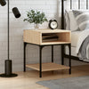 Stella Homewares Bedside Table Sonoma Oak 40x41x50 cm Engineered Wood
